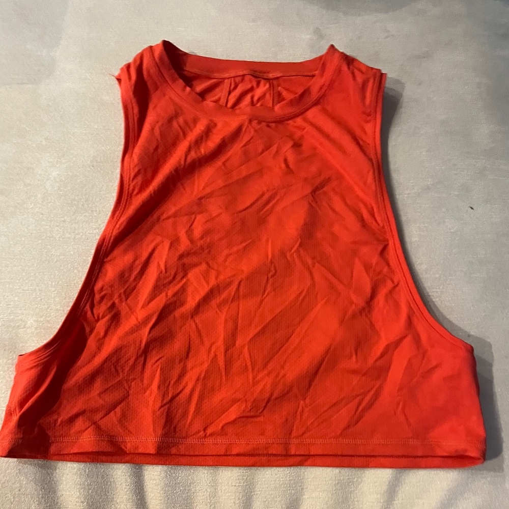 Orange Lululemon Tank Top